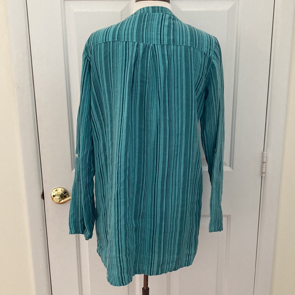 Striped 100% linen tunic - Picture 3 of 7